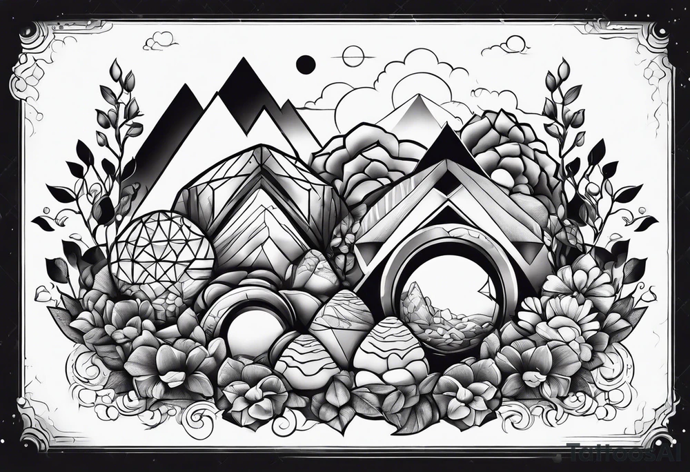 Wishing rocks tattoo idea