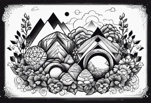 Wishing rocks tattoo idea