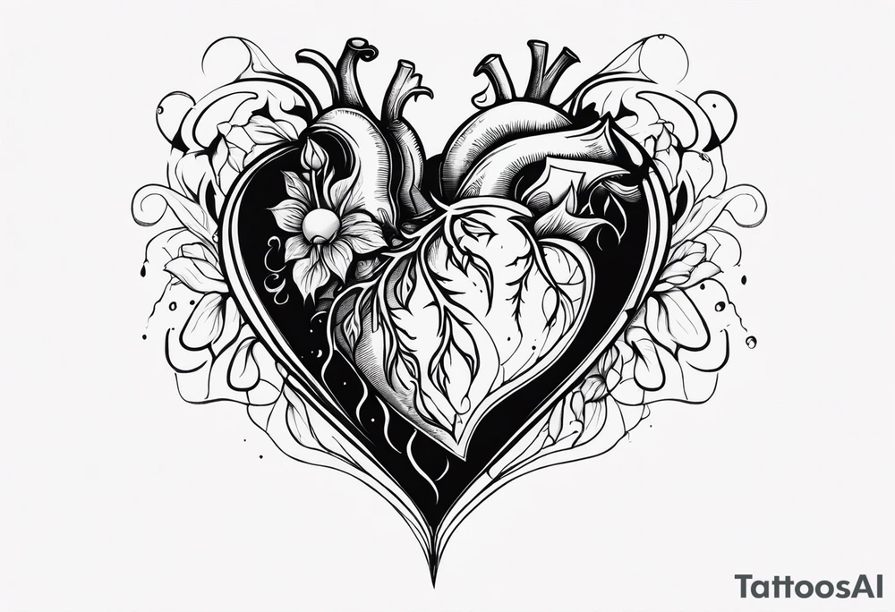 Bloody Heart tattoo idea