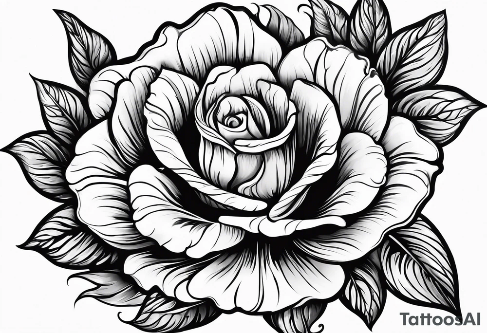 flower fire for a male tattoo tattoo idea