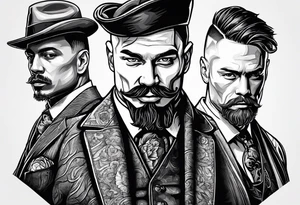 Vendetta, brazilian jiu jitsu, box, Peaky Blinders tattoo idea