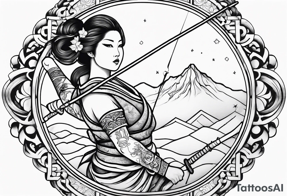 sagittarius, faith, strong tattoo idea
