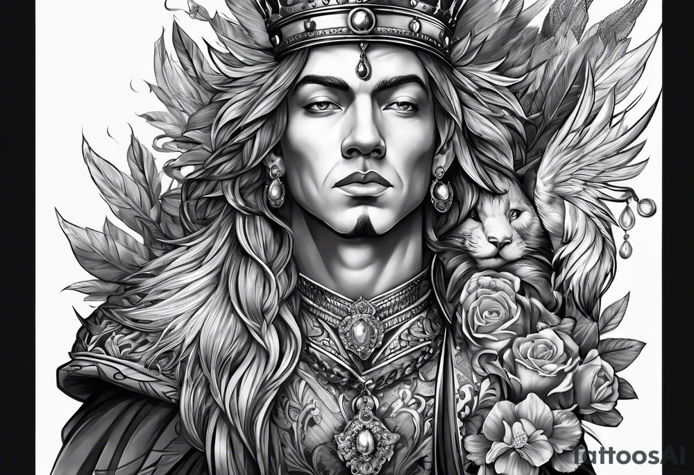 king Louis tattoo idea
