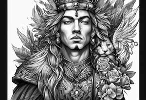 king Louis tattoo idea
