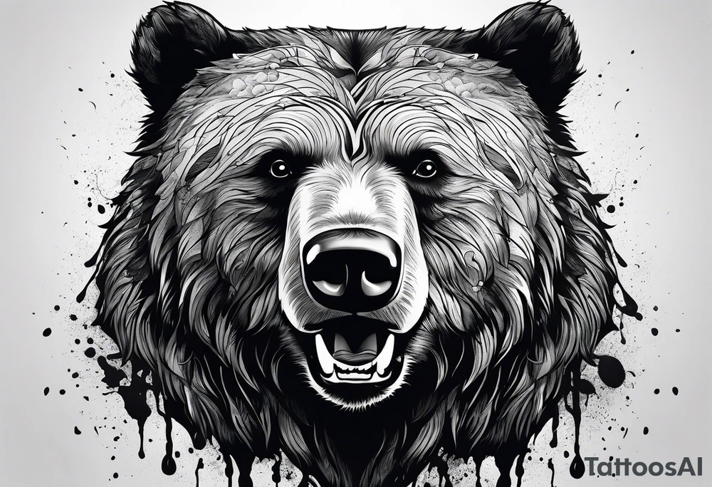 Craziest bear tattoo that you can come up with tattoo idea Craziest bear tattoo that you can come up with tattoo idea
