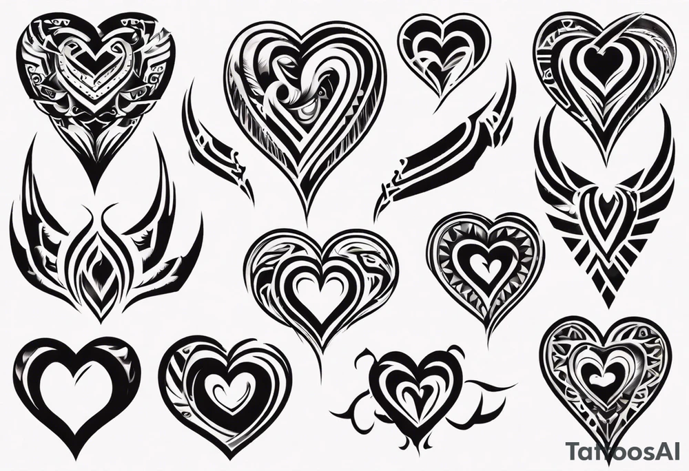 Heart tattoo idea