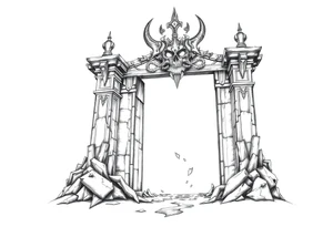 gates of hell tattoo idea