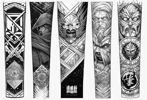 Attack on titan forearm tattoo tattoo idea