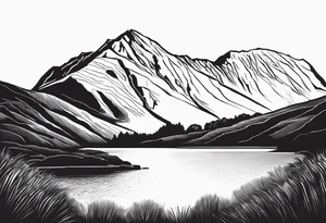 great gable from wasdale head tattoo idea