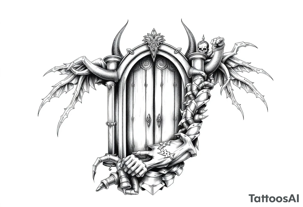 Deaths door, or hells gates tattoo idea