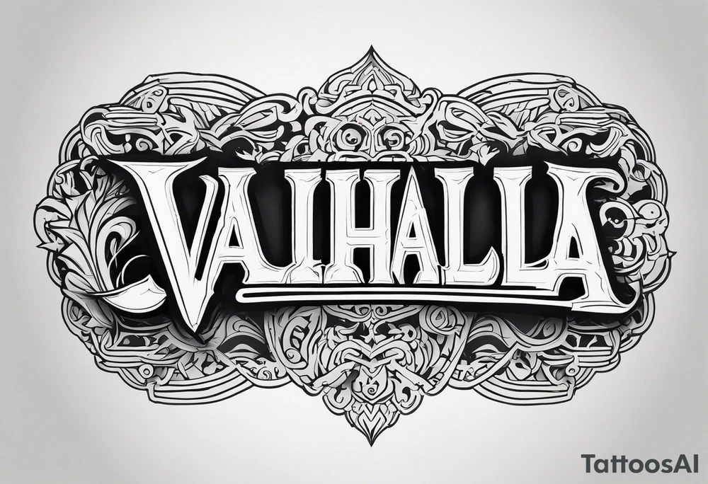 Valhalla tattoo idea