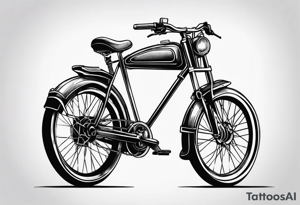 Bike tattoo idea