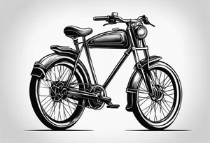 Bike tattoo idea
