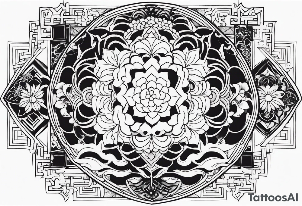 Japanese style tattoo idea