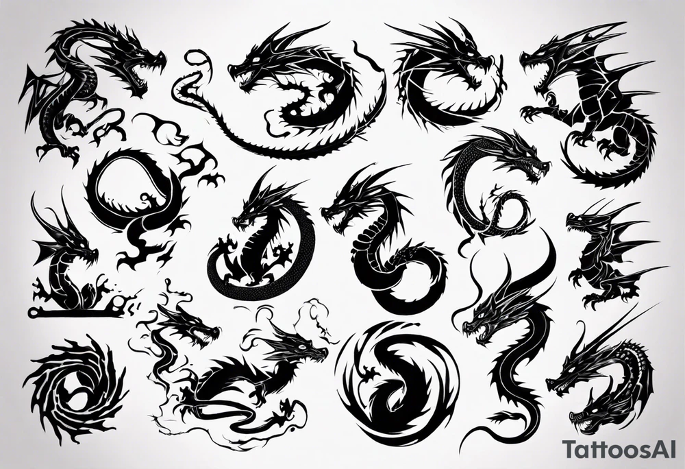 dragon tattoo idea