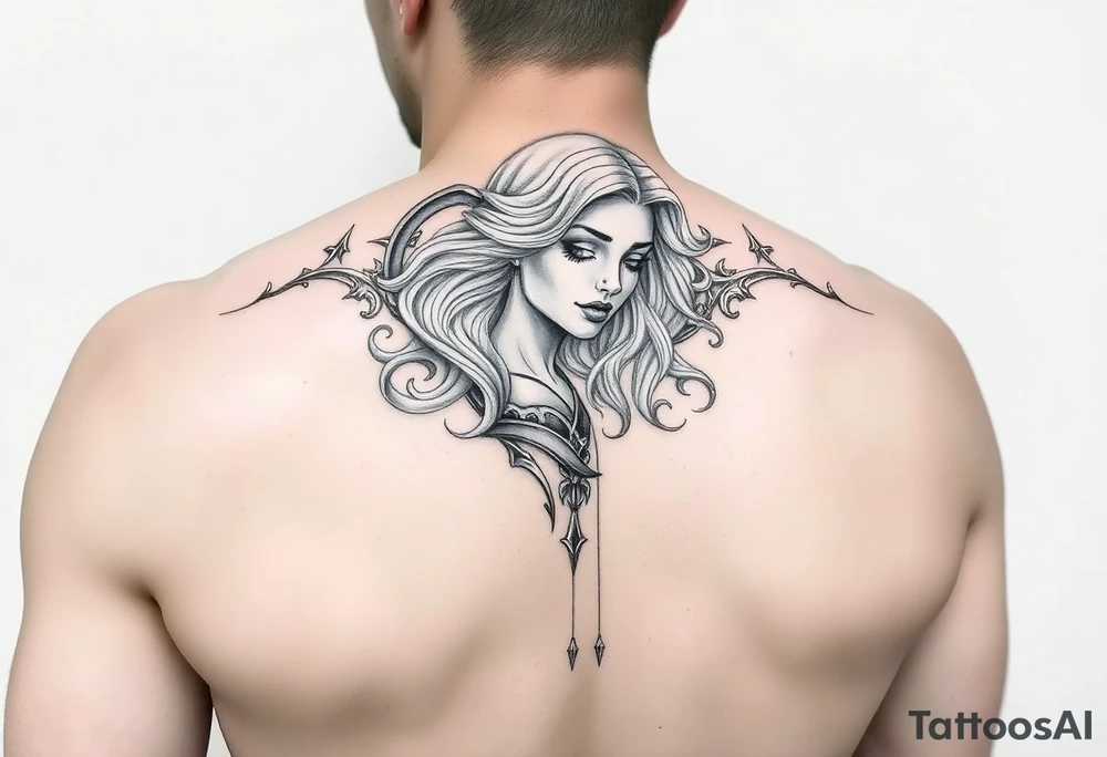 Sleeping beauty sleeve tattoo idea