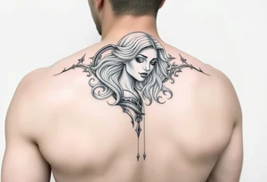 Sleeping beauty sleeve tattoo idea