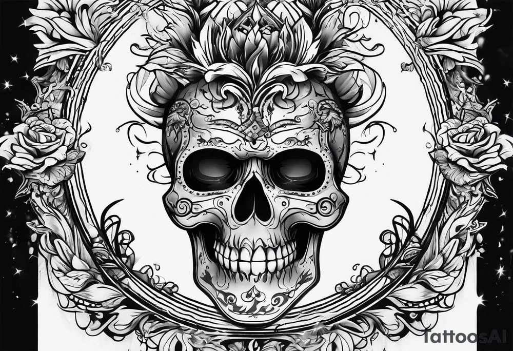 mist death tattoo idea