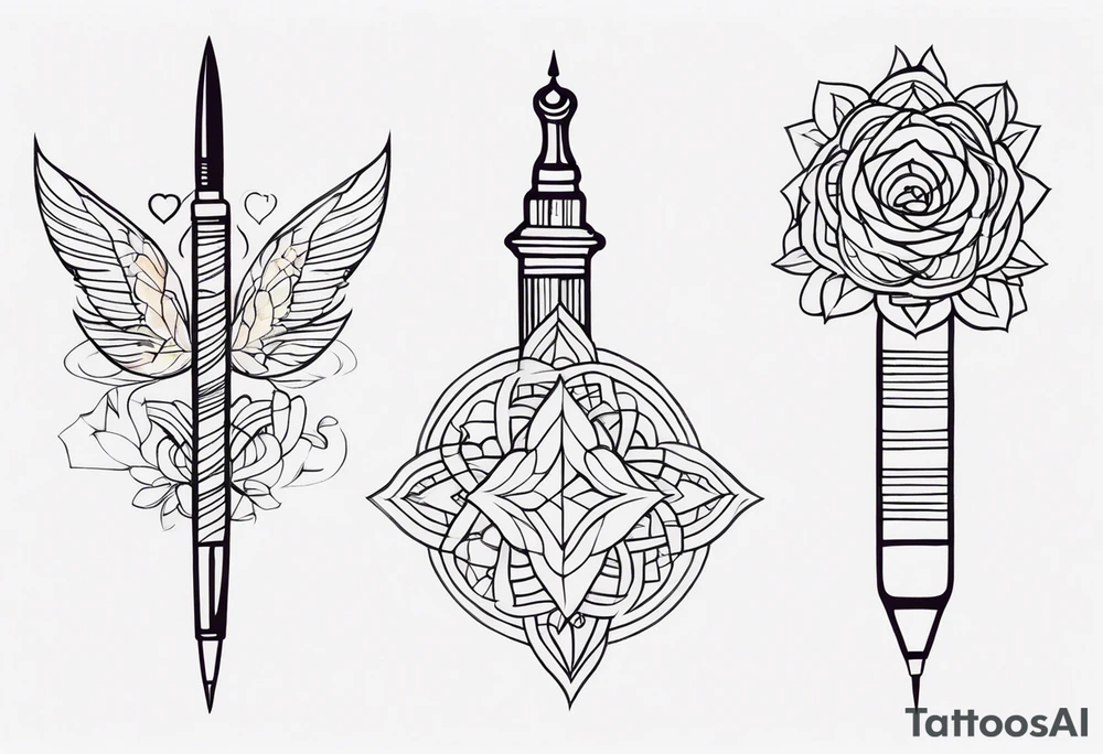 pen tattoo idea