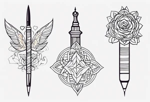 pen tattoo idea