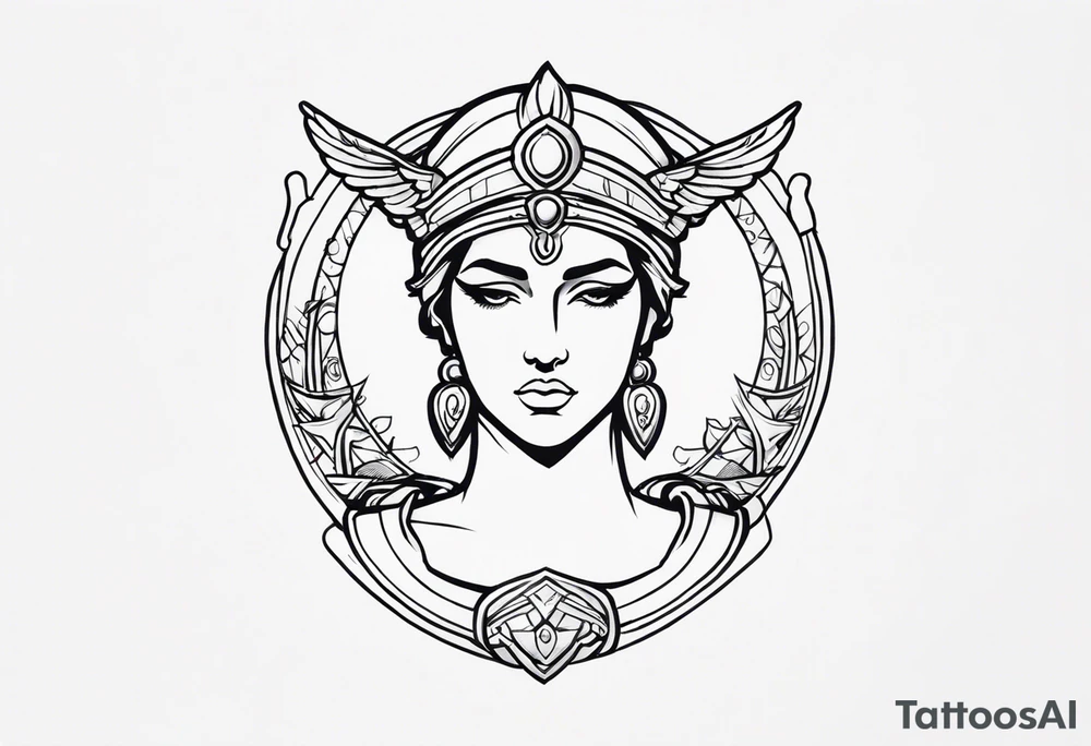 Athena tattoo idea