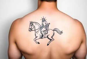 jesus rider on the white horse tattoo idea
