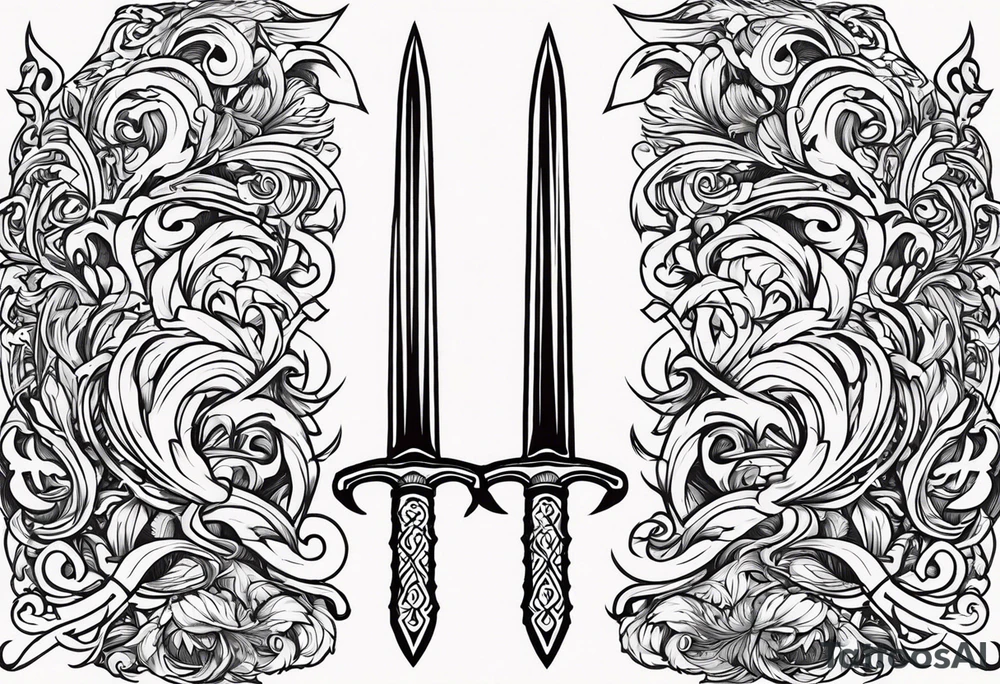 sword Valhalla tattoo idea