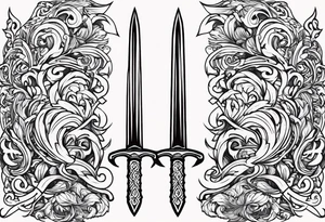 sword Valhalla tattoo idea