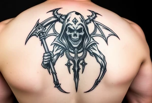 Reaper 666 satan lillith tattoo idea