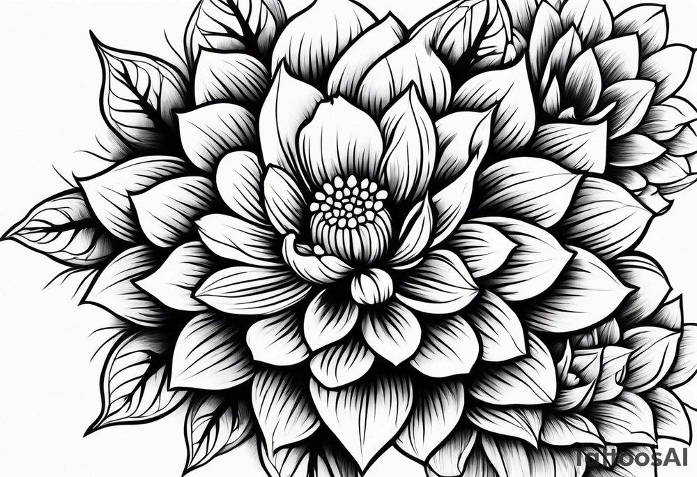 Flower tattoo idea