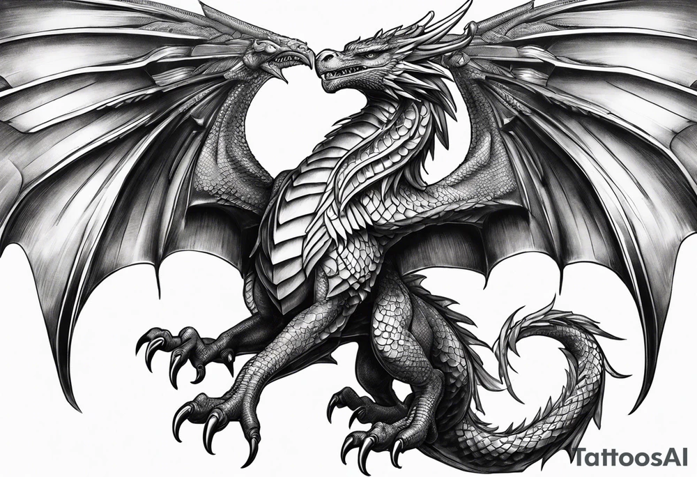 Winged dragon of Ra. tattoo idea