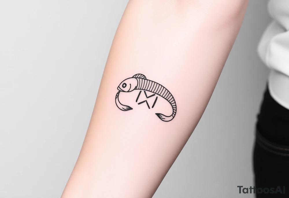 zodiac sign "pisces + cancer" tattoo idea