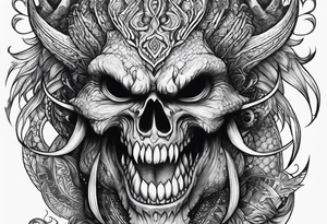 Monster tattoo idea