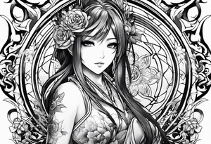 shiki anime tattoo idea