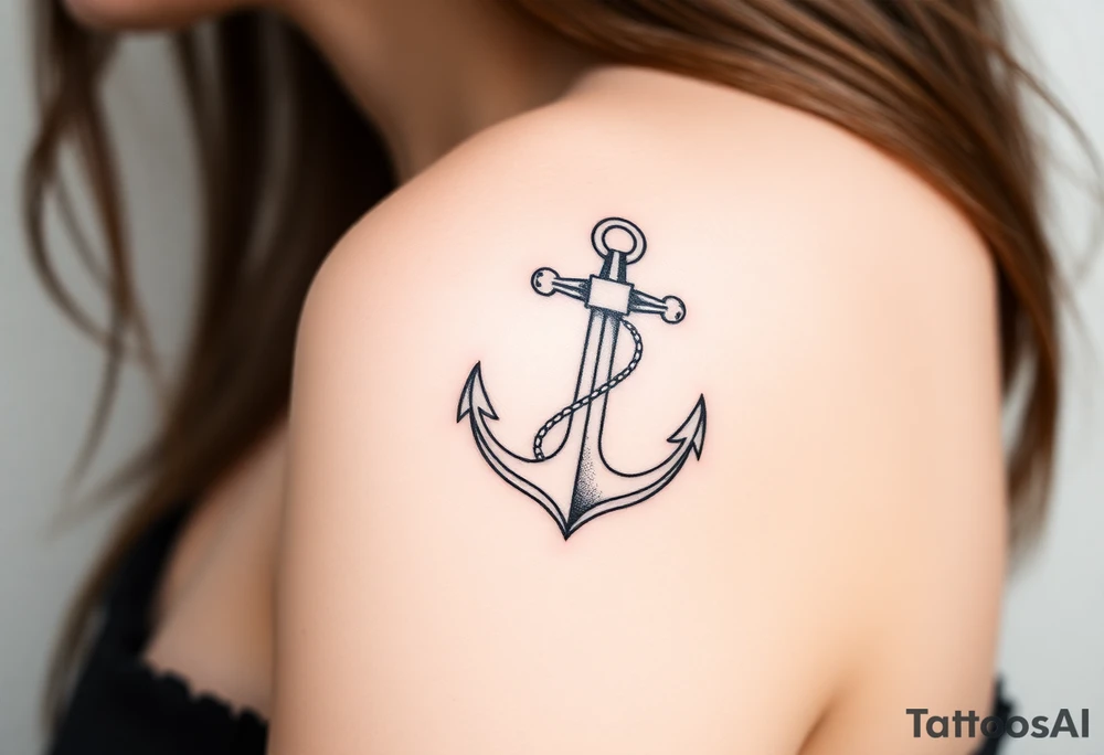 Nautical with anchor tattoo idea