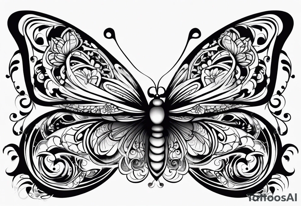 Butterfly tattoo idea
