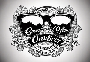 sunglasses Officer tattoo idea