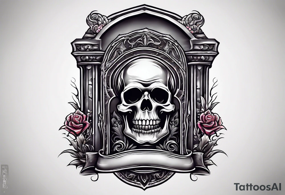 tombstone tattoo idea