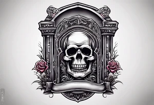 tombstone tattoo idea
