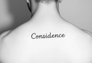 Confidence tattoo idea