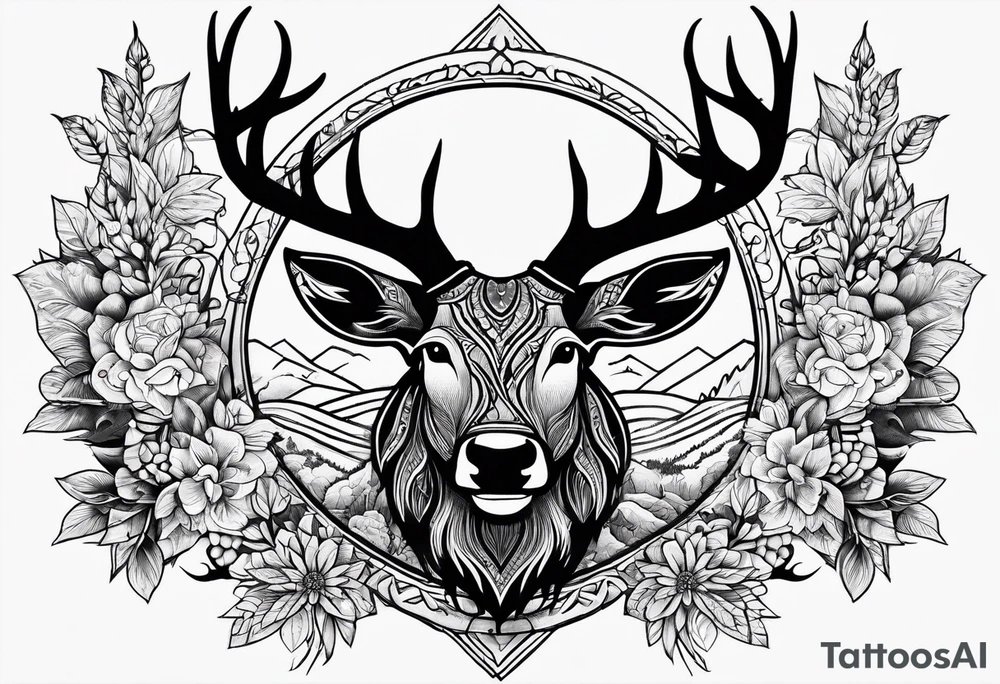 Cerf eiktirnir tattoo idea