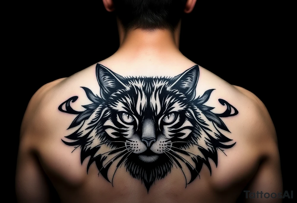Black Cat tattoo idea