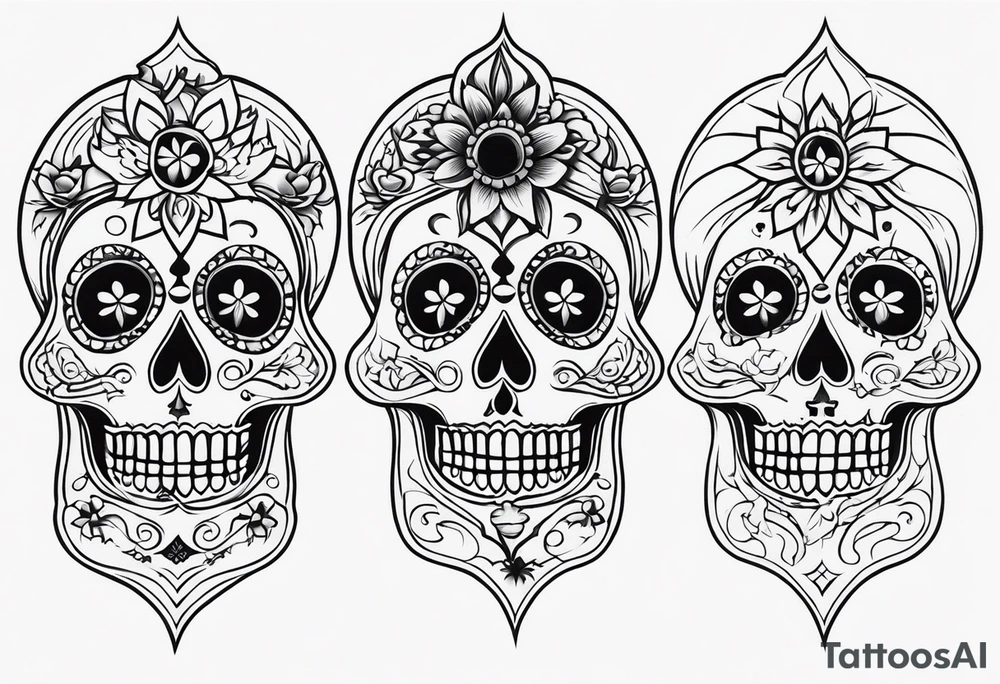 Santa muerte tattoo idea