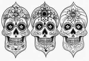 Santa muerte tattoo idea