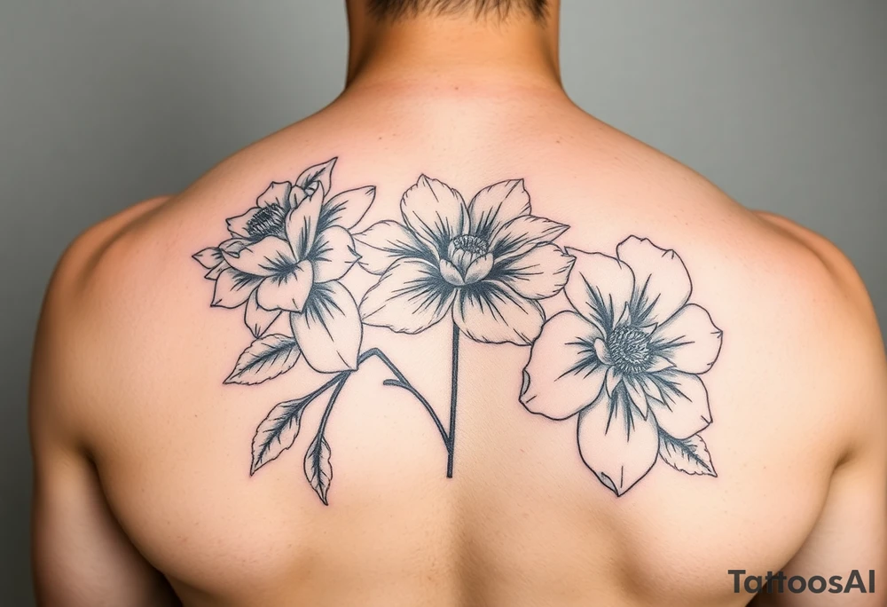 flowers tattoo idea