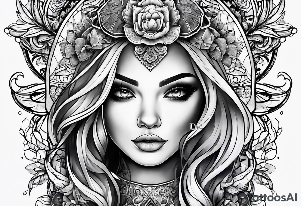 My girls name Imogen tattoo idea