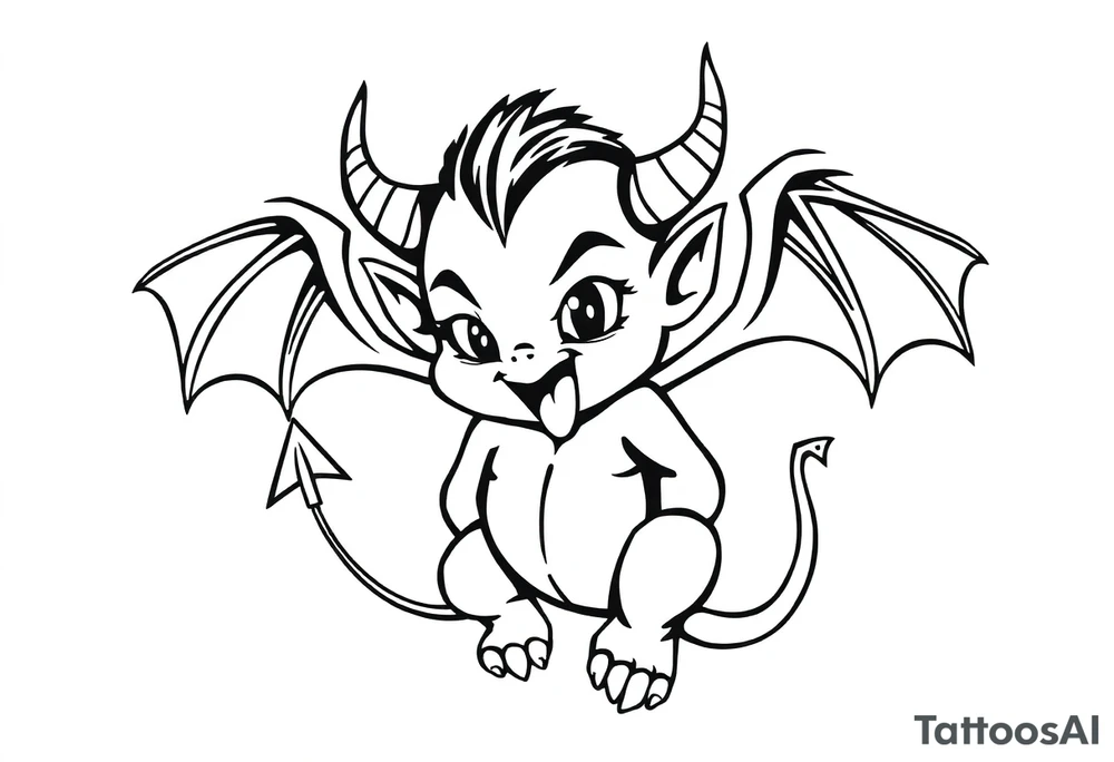 Devil tattoo idea