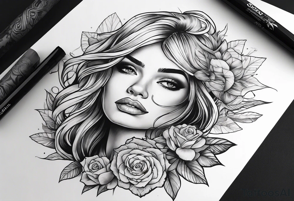 Naked tattoo idea
