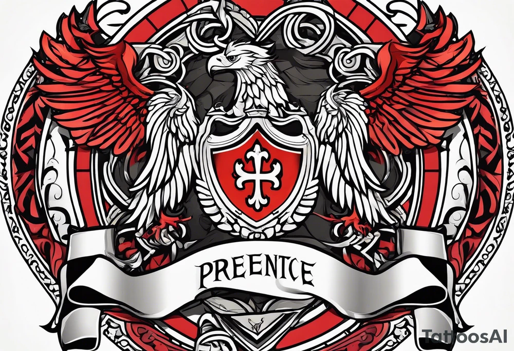 Prentice Family Crest tattoo idea