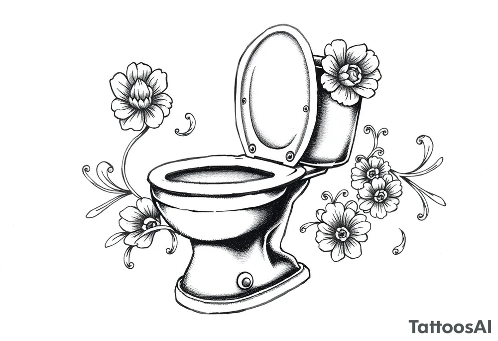 skibidi toilet tattoo idea